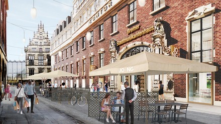 Limehome wird im neuen Balgequartier der einzige Anbieter von Übernachtungsmöglichkeiten sein. (Foto: © Joh. Jacobs & Co-Gruppe)
Balgequartier