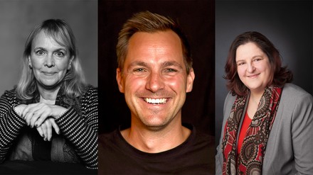 Barbara Lünenborg, Maximilian Abele und Monika Sand