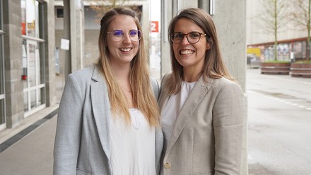 Diese beiden Damen organisieren zusammen die Gastia in St. Gallen.