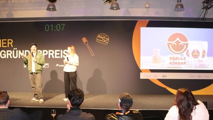 Bballi aus Hamburg pitchen für Kimbap und Kimchi wie auf Koreas Straßen (Quelle: Sarah Kleinen)