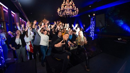 Die Party nach dem 13. Teamcup der Systemgastronomie.