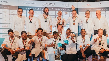 Die glücklichen Gewinner des Constance Festival Culinaire 2023. (Foto: © Constance Hotels) Siegerehrung bei dem Constance Festival Culinaire.
