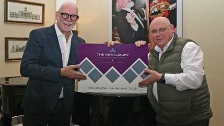 Bernd R. Maesse (links) und Christian Bendig (rechts) freuen sich bereits auf den ersten Termin für das neue Veranstaltungsformat „The New Luxury“. (Foto: © The New Luxury/Maesse Hospitality) Bernd R. Maesse und Christian Bendig