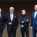 Die Inhaberfamilie der Traube Tonbach, Sebastian, Heiner, Renate und Matthias Finkbeiner gratulieren ihren erfolgreichen Küchenchefs.