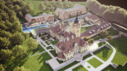 Das Schloss Lerbach wird mit denkmalpflegerischem Feingefühl wiederbelebt. (Foto: © HHVISION) Das Schloss Lerbach wird mit denkmalpflegerischem Feingefühl wiederbelebt.