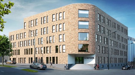 Die neue Stayery in Bochum wird unter anderem 90 Apartments bieten. (Foto: © Kreer Development GmbH) Neue Stayery in Bochum