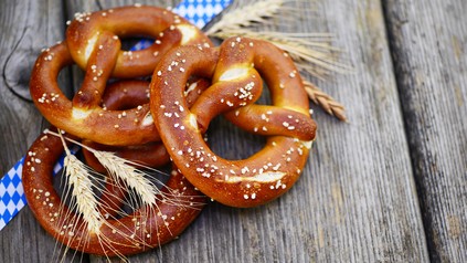 Drei Brezeln