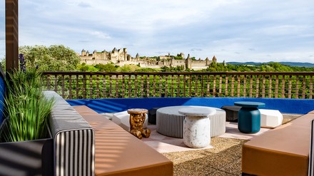 Ein unvergesslicher Ausblick auf die mittelalterliche Stadt Carcassonne. (Foto: © TRIBE Carcassonne)