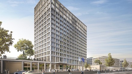 Das Atlantic Hotel Heidelberg soll im Spätsommer 2023 eröffnen. (Foto: © Gustav Zech Stiftung Management GmbH) Atlantic Hotel Heidelberg