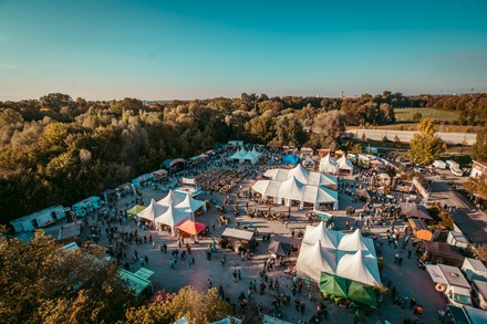 Street Food Schmeckfestival von oben