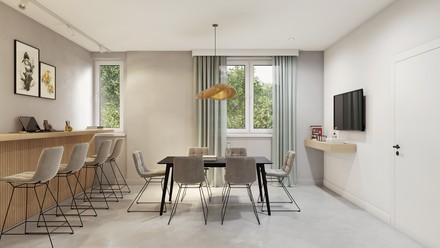 Der Co-Working Space am neuen Standort. (Foto: ©stuub hinterzarten)