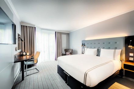 So sehen die Doppel-Zimmer im Premier Inn Karlsruhe City aus. (Foto: © Premier Inn Deutschland)