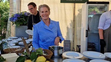 Auch Cornelia Poletto ist bei der 9. Dagobertshäuser Landpartie wieder mit dabei. (Foto: © VILA VITA Marburg) Cornelia Poletto