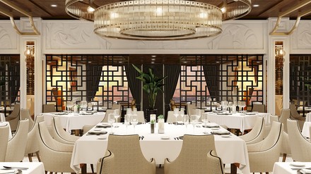 Die Restaurants auf der Vista wurden in Zusammenarbeit mit den Köchen gestaltet. Die Vista schippert durch die Weltmeere. (Foto: © Oceania Cruises)