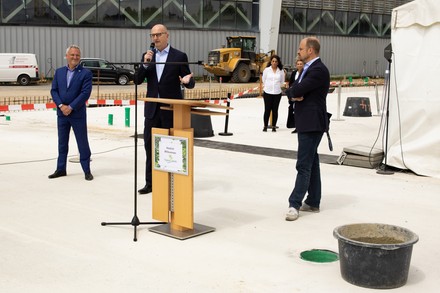 Ministerpräsident Dr. Dietmar Woidke bei seiner Rede