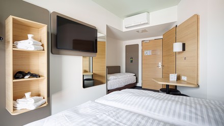 Zimmer im neuen B&B Hotel Wiener Neudorf