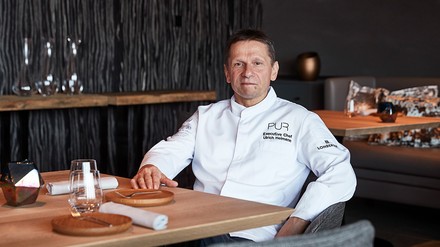 Ulrich Heimann, Küchenchef im Gourmet Restaurant PUR. (Foto: © Kempinski) Ulrich Heimann, Küchenchef im Gourmet Restaurant PUR.