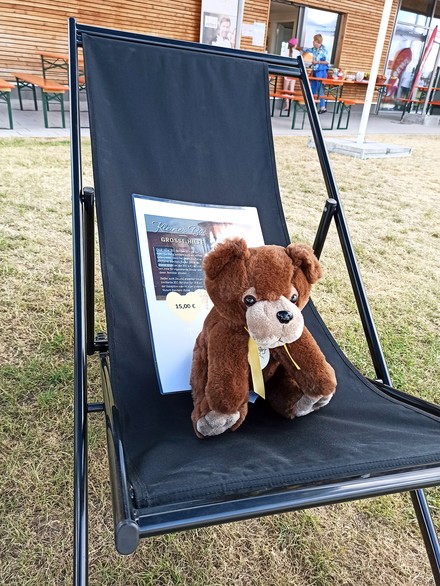 Das Maskottchen der Victor's Vikings genießt die spannenden Spiele. (Foto: © Victor's Residenz-Hotels)