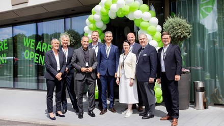 Am 13. Juli 2023 feierte H-Hotels.com die Eröffnung des H+ Hotels Frankfurt Eschborn mit zahlreichen Gästen. (Foto: © Stefan Streit für H-Hotels.com) Eröffnung des H+ Hotels Frankfurt Eschborn