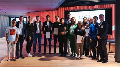 Begeisterte Mentees des Förderprogamms "Ausbildung macht Vielfalt"