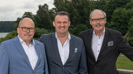 Michael Scharf, Marc Oertig und Harald Schmitt