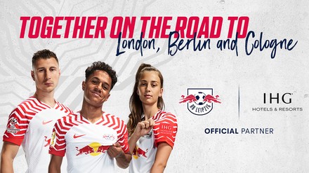 Partnerschaft zwischen IHG Hotels und Bundesligist RB Leipzig bekanntgegeben. (Foto: © IHG Hotels and Resorts) Partnerschaft zwischen IHG Hotels und Bundesligist RB Leipzig bekanntgegeb