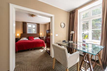 Auch ein Hotel ist im Schloss Eberstein untergebracht. (Foto: Sotheby´s International Realty Baden-Württemberg)