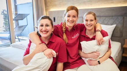 Das Projekt „Allgäu TopTeam Hotel“ ist für den Deutschen Tourismuspreis 2023 nominiert. (Foto: © Bergkristall – Mein Resort im Allgäu, Oberstaufen) Das Projekt „Allgäu TopTeam Hotel“ ist für den Deutschen Tourismuspreis 2023 nominiert. (Foto: © Bergkristall – Mein Resort im Allgäu, Oberstaufen)