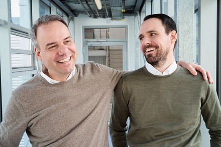 Die Brüder Markus und Martin Greif