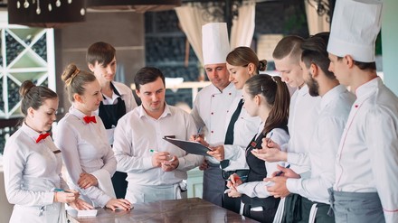 Köche in den Eckert-Hotelfachschulen