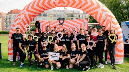 Team Marriott hat alles gegeben. (Foto: © Marriott International) Team Marriott hat alles gegeben.