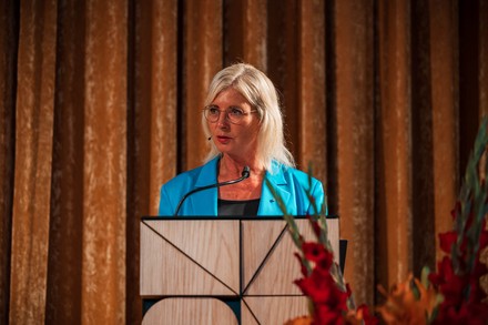 Ulrike Scharf (CSU), bekräftigte in ihrem Grußwort, dass ihre Partei sich für die dauerhafte Anwendung des ermäßigten Steuersatzes stark mache. (Foto © BdS/ Paul Günther)