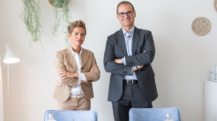 Gloria Fluxà und Fidel López Soria