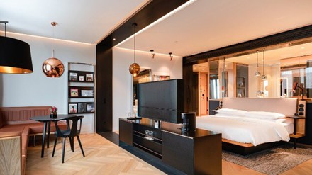 Hotelzimmer Andaz München