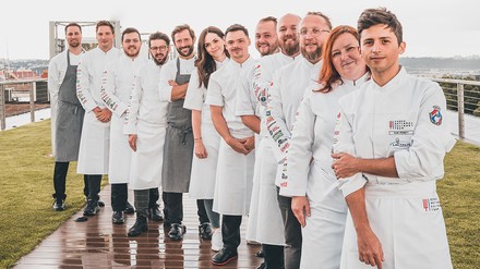 Das tschechische Köcheteam der Olympiade 2024