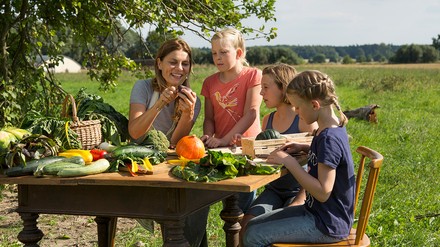 Sarah Wiener mit Kindern