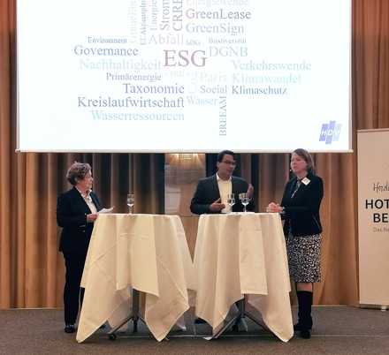 Angelika Heyer, Ralf Selke, und Claudia Sunderkamp bei der Herbsttagung des HDV