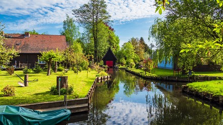 Spreewald Landschaft Fluß