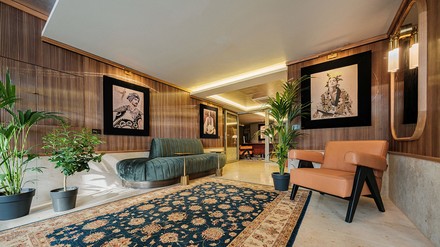 Lobby im Muze Hotel in Düsseldorf