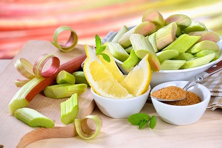 Ayurvedischer Rhabarber Gemüse Eintopf