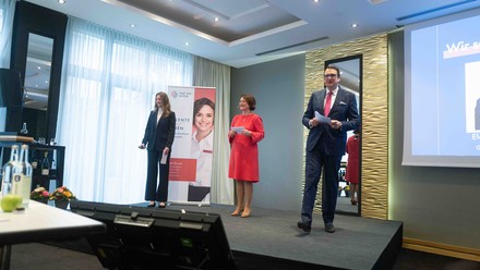 V. l. n. r.: Helene Jeske, Katharina Darisse und Alexander Aisenbrey