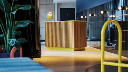 Rezeption im Hotel Badeschloss