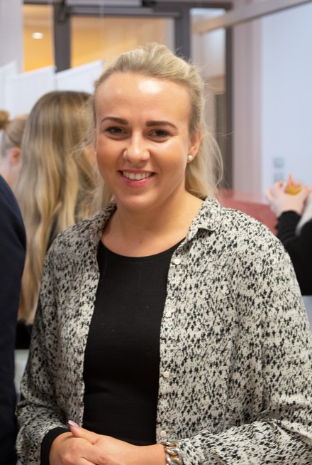 Partrycja Holewska vom Side Design Hotel Hamburg bei einer Führungskräfteschulung