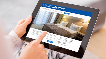 Tablet Hotelwebsite