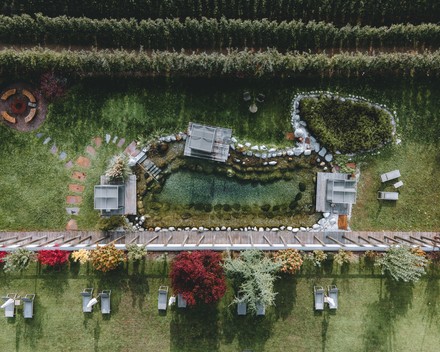 Gartenanlage des Gartenhotels Moser