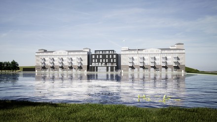 Das Friesen, ein neues Aparthotel in Wilhelmshaven, das noch in diesem Jahr gebaut werden soll