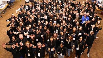 Auszubildenden und dual Studierenden beim Azubi-Camp