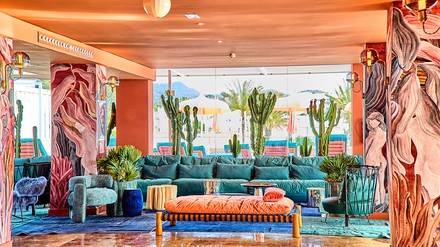 Die Lobby des NYX Hotel Ibiza