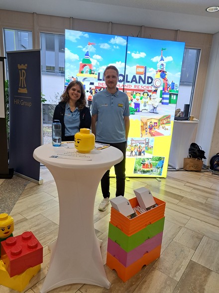 Anna Neumeister und Lukas Schneider, Recruiting Legoland Deutschland
