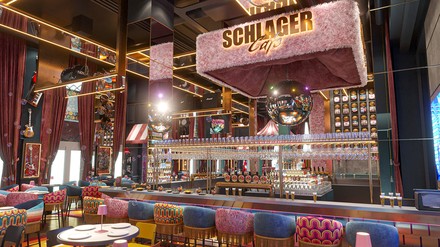 Das Interieur des Schlager Cafes (Foto: © Concept Family)